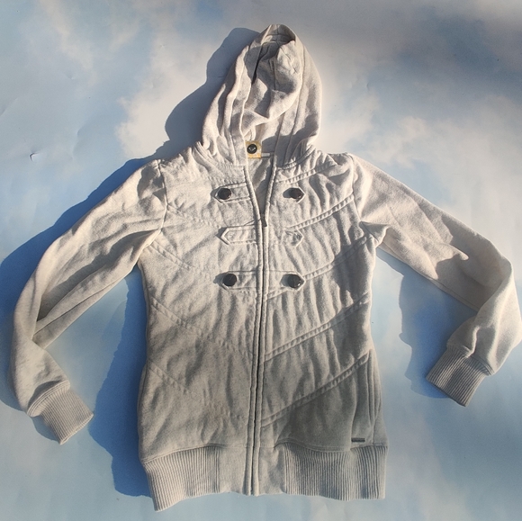 Vintage Y2K Roxy Jacket Beige Roxy - Picture 2 of 6